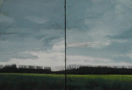 Near Upton upon Severn (diptych)